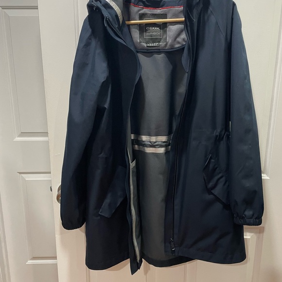 Geox Amphibiox Midnight Blue Women Jackets - Picture 4 of 16